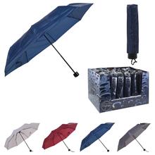 Skladací dáždnik v rôznych farbách.