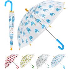 Detský dáždnik s rybičkami v štyroch farbách.