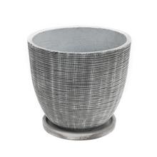 Kvetináč s miskou Beth Antik biela.