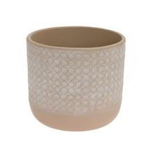 Obal na kvetináč VIENNA v béžovej farbe, 21 cm.