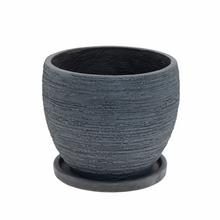 Kvetináč a miska Faith krémová