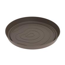 Hnedá okrúhla miska Orma s priemerom 25 cm.