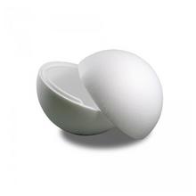 Biela polystyrénová guľa s priemerom 16 cm.