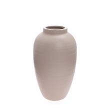 Váza na suché aranžovanie v khaki farbe, výška 27 cm.