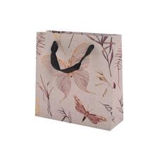 Darčeková taška s motýľmi, rozmer 17x17x6 cm.