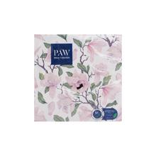 Servítky s motívom magnólie, 33x33 cm, 20 ks, 3 vrstvy.