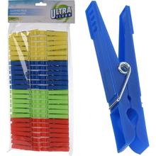 Štipce na prádlo v mixe farieb, 100 kusov.