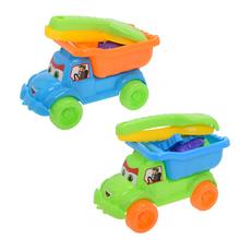 Dve farebné autíčka na piesok