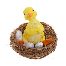 Kačička v hniezde s vajíčkami