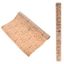 Kraftový papier s notovým motívom, 50cm x 8m.