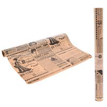 Kraftový papier 50cmx8m s vintage vzorom