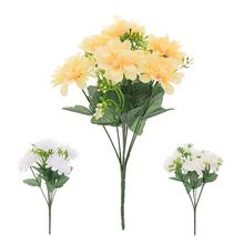 Kytica umelých kvetov s mixom gerber a dahlíí.