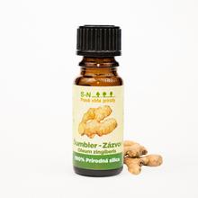 Fľaštička s prírodnou silicou ĎUMBIER-ZÁZVOR 5ml.