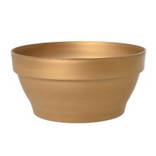 Zlatá miska s priemerom 30 cm.