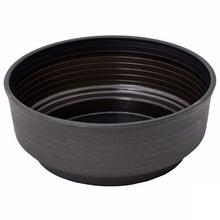 Misa prostá 22 cm, umelá hmota, čierna farba.