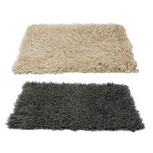 Koberček fluffy 60x90cm v béžovej a šedej farbe.