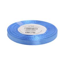 Modrá saténová stuha 6mm/20m.