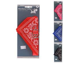 Obojok pre zvieratká šatka v červenej farbe