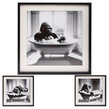 Obraz s motívom kúpajúcich sa zvierat.