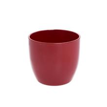 Obal na kvety v bordovej farbe, priemer 10 cm.