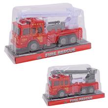 Hračkárske autíčko hasiči v priehľadnom obale.