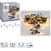 LED svetielka s teplou bielou farbou, 320 LED, dĺžka 24m.