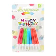 Sviečky na narodeniny, 18 kusov, rôzne farby.