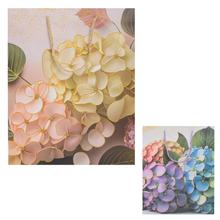 Darčeková taška s motívom hortenzie.