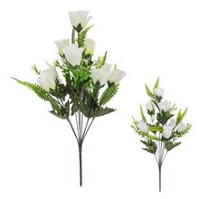 Umelá kytica ruží s listami