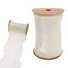 Krémová stuha 15cmx10m na aranžovanie.