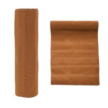 Štóla zamatová v ochre farbe, 30cm x 3m.