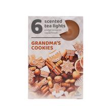 Sviečky s kokosovou vôňou, balenie 6 kusov.