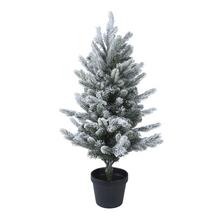 Vianočný stromček so snehom, 40x60 cm.