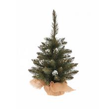 Vianočný stromček zaťažený s umelým snehom, výška 50 cm.