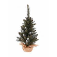 Vianočný stromček so zaťaženým bielym koncom, výška 70 cm.