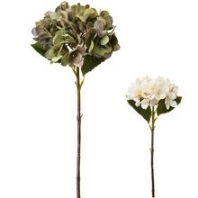 Umelé kvety hortenzie mix, 3 kvety, 44 cm.