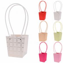 Taška na kvety mix vzor s dlhými uchami.