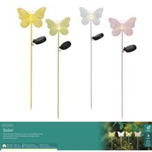Solárny zápich motýľ z ľahkého kovu