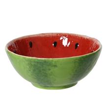 Miska dolomitového melónu s lesklým povrchom.