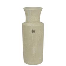 Terakotová váza matná piesková farba, výška 40 cm, priemer 15 cm.