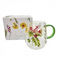 Farebná lúka dvojsklo šálka 530ml