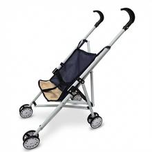 Kočík pre bábiky kovový rám Navy Blue 53cm