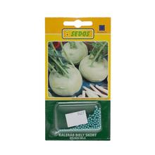 Semená kalerábu bieleho skorého Moravia F1 v blisteri.