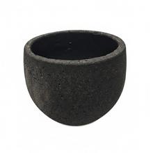 KV-41 KVETINÁČ UMELÝ KAMEŇ GRANITE GRAND LOTUS SANBLASTED BLACK 40x34 