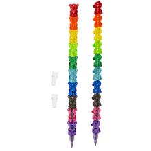 Pero v tvare medvedíka, farebné