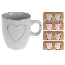 Šálka srdce 150ml, 4 rôzne farby