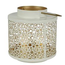 Lampáš kov biel/zlatý pr.19/11/ V20cm