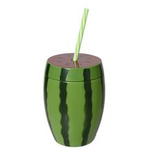 Pohár párty melón plast so slamkou V14/11/11cm