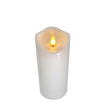 Biela LED sviečka s pohybujúcim plameňom.