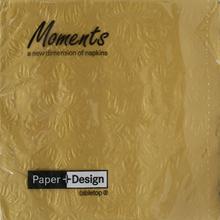 24046 SERVÍTKY MOMENTS ORNAMENT GOLD 33X33CM - FLORASYSTEM